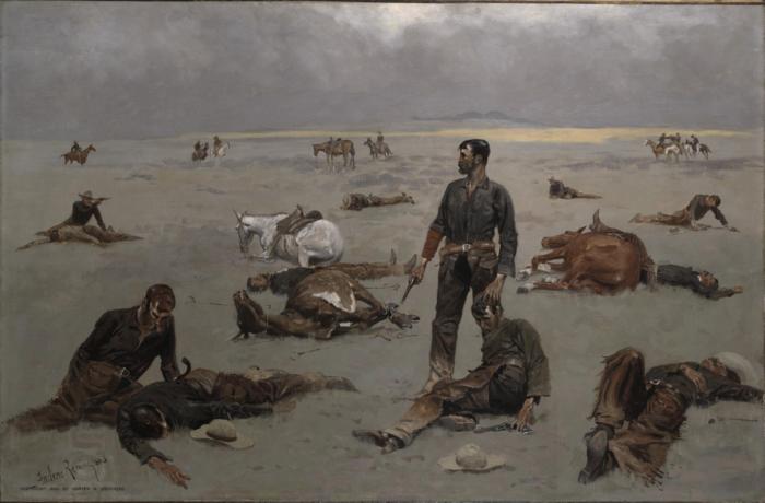 Frederic Remington What an Unbranded Cow Has Cost China oil painting art